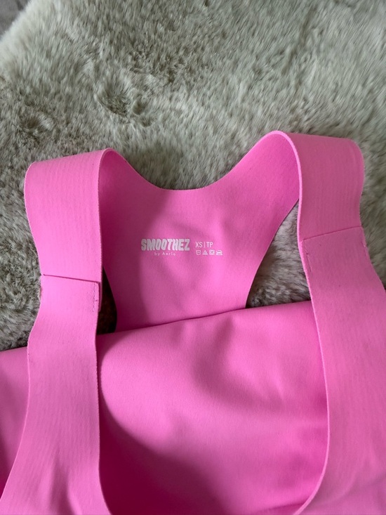 aerie Bright Pink High-Neck Sleeveless Bodysuit - Picture 3 of 4